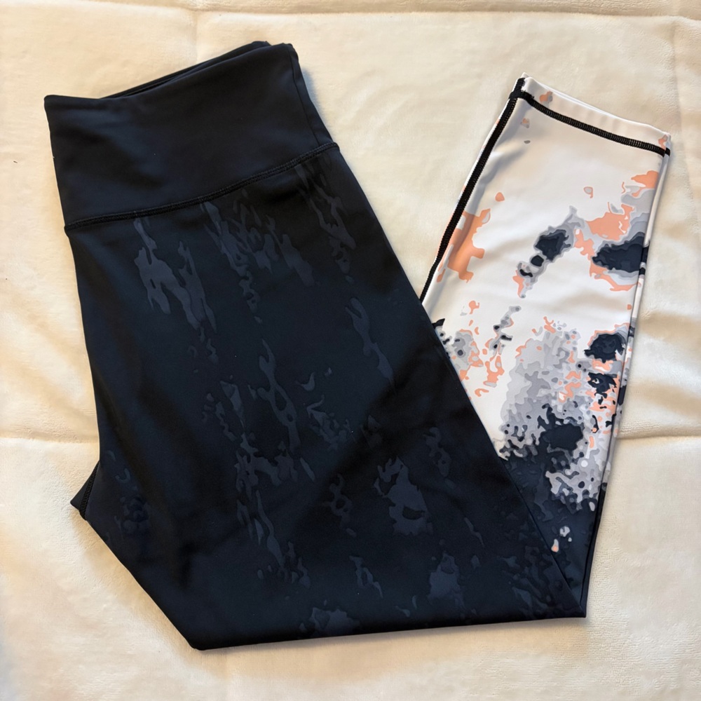 ZYIA Active Watercolor Light N Tight LNT 7/8 Hi-Rise Leggings
